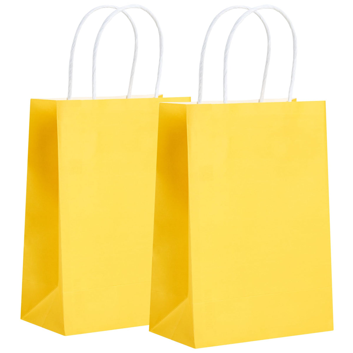 32 Pack Paper Gift Bags with Handles, 5.8"×3.2"×8.25" Party Favor Bags, Gift Bags, Small Gift Bags with Handles, Party Bags, Small Goodie Bags Bulk for Birthday, Crafts, Wedding, Party Supplies (8 Colors)