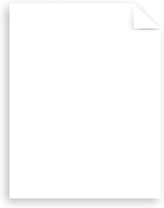 Neenah Vellum Bristol Cardstock, Lightweight, 325 Sheets, 67 lb/147 gsm, 94 Brightness, 8.5" x 11" - MORE SHEETS! (91633)