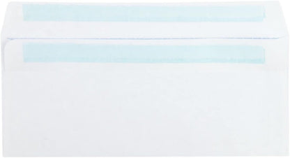 Quality Park #8 5/8 Security Envelopes, Double Window, Self Seal Envelopes for Invoices/Statements, 3-5/8" x 8-5/8", 24 lb White, 500/Box (QUA24539)