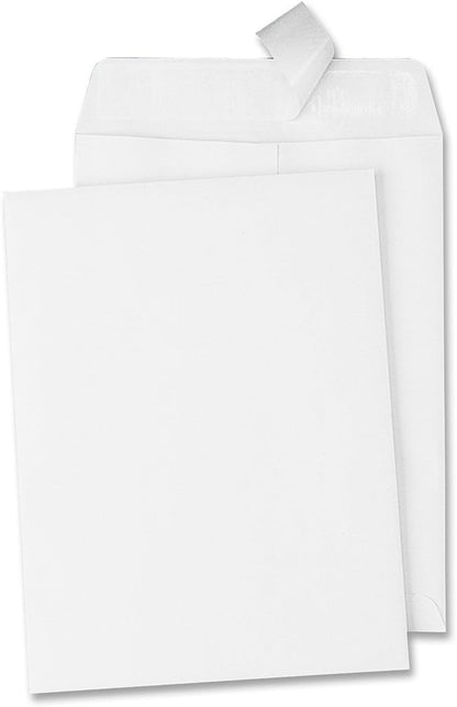 Quality Park 6 x 9 Catalog Envelopes with Self Seal Closure, for Mailing, Storage and Organizing, 28 lb. White Wove, 100 per Box (QUA44182)