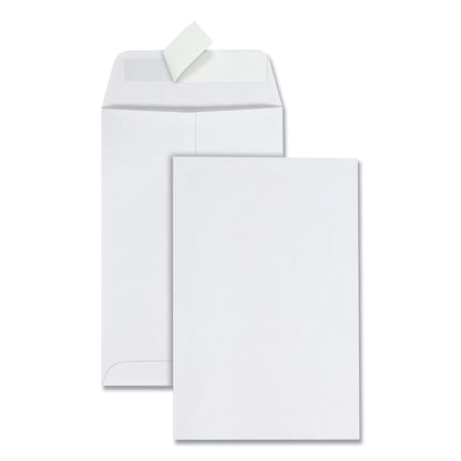 Quality Park 6 x 9 Catalog Envelopes with Self Seal Closure, for Mailing, Storage and Organizing, 28 lb. White Wove, 100 per Box (QUA44182)