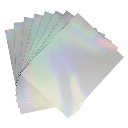 30 Sheets Holographic Sticker Paper for Inkjet & Laser Printer 8.5x11 inch
