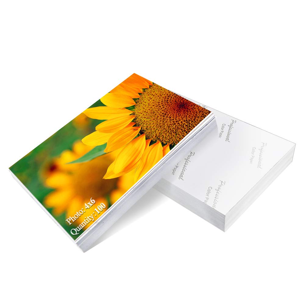 ZBEIVAN Photo Paper 4x6, 5x7, 8x10 inch, Glossy Photo Papers 150 Sheets, Inkjet Printer Photo Paper for Dye Ink, 200 GSM (50 Sheets of each size 4x6, 5x7, 8x10)
