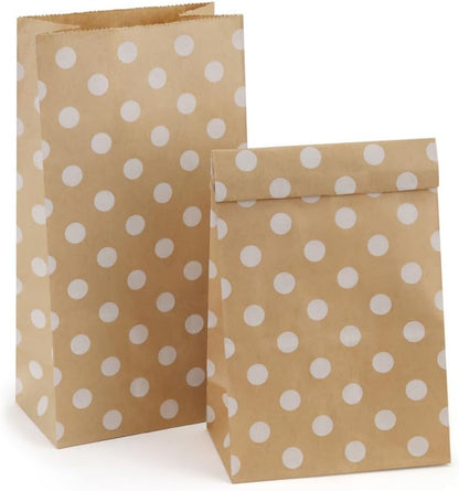 BagDream #4 Brown Paper Lunch Bags 5x2.95x9.45 Kraft Paper Bags 100Pcs Bulk