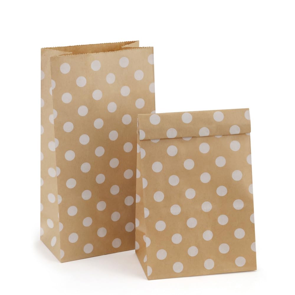 BagDream #4 Brown Paper Lunch Bags 5x2.95x9.45 Kraft Paper Bags 100Pcs Bulk