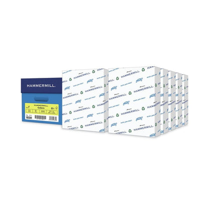 Hammermill Colored Paper, 20 lb Goldenrod Printer Paper, 8.5 x 11-1 Ream (500 Sheets) - Made in the USA, Pastel Paper, 103168R