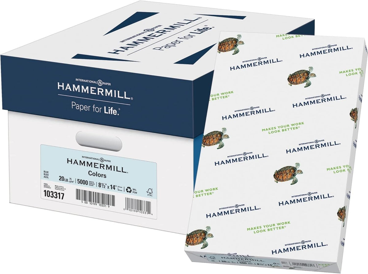 Hammermill Colored Paper, 20 lb Goldenrod Printer Paper, 8.5 x 11-1 Ream (500 Sheets) - Made in the USA, Pastel Paper, 103168R