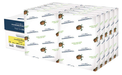 Hammermill Colored Paper, 24 lb Green Printer Paper, 8.5 x 11-1 Ream (500 Sheets) - Made in the USA, Pastel Paper, 104380R