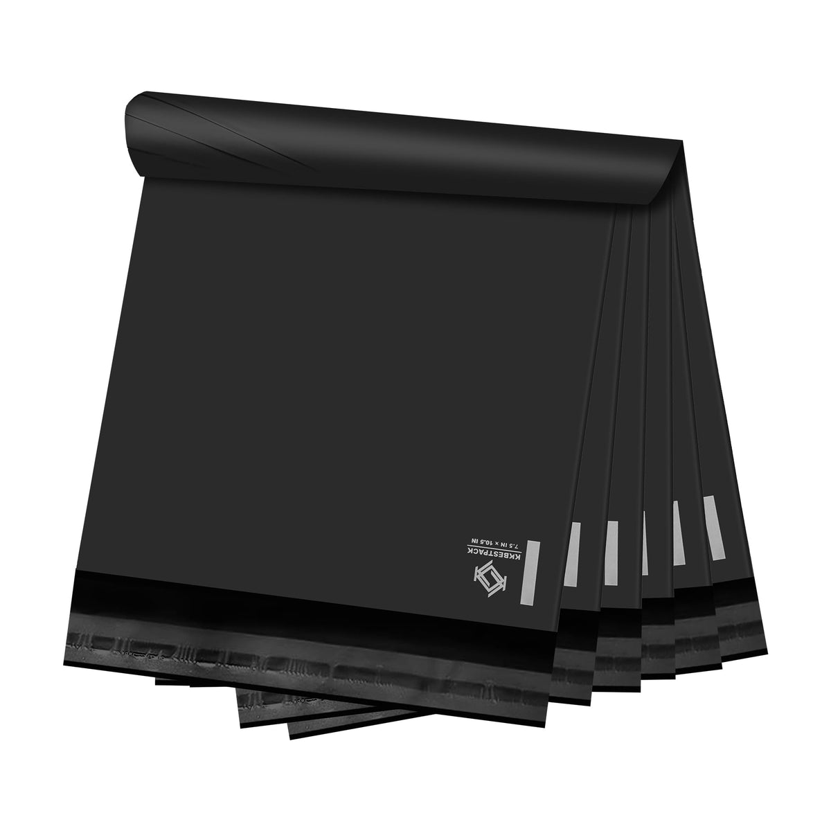 KKBESTPACK Black Poly Mailers 10x13 in, Shipping Bags, 100 Pcs