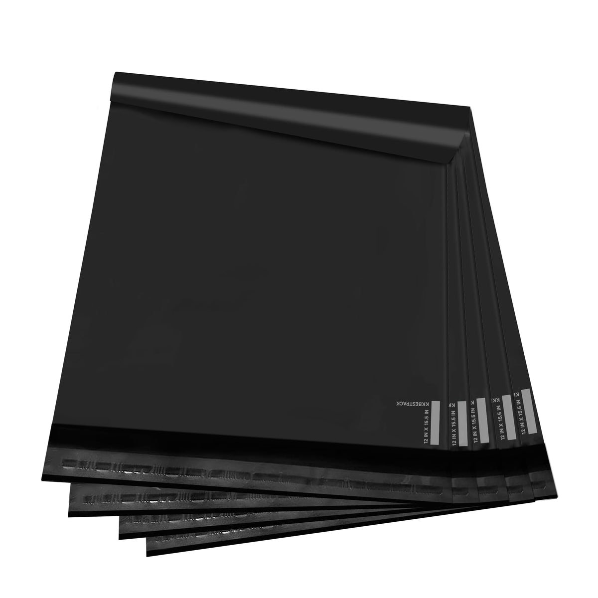 KKBESTPACK Black Poly Mailers 10x13 in, Shipping Bags, 100 Pcs