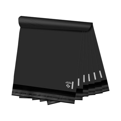 KKBESTPACK Black Poly Mailers 10x13 in, Shipping Bags, 100 Pcs