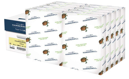 Hammermill Colored Paper, 24 lb Green Printer Paper, 8.5 x 11-1 Ream (500 Sheets) - Made in the USA, Pastel Paper, 104380R