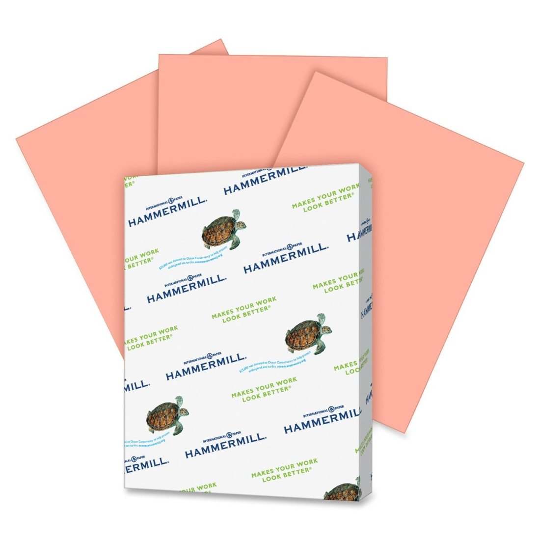 Hammermill Colored Paper, 20 lb Goldenrod Printer Paper, 8.5 x 11-1 Ream (500 Sheets) - Made in the USA, Pastel Paper, 103168R