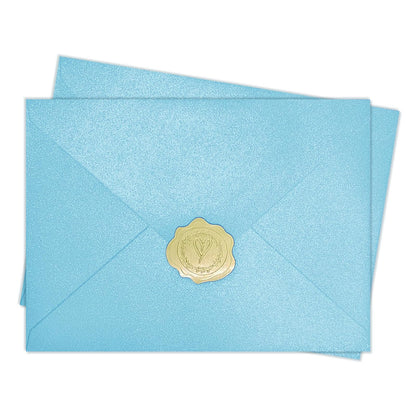 YINUOYOUJIA 50 PCS Pearl Ivory Envelopes A7,5 x 7 Ivory Shimmer Envelopes for Invitation,Perfect for Wedding Invitation Cards,Birthday RSVP Invite,5.25 x 7.25 inches