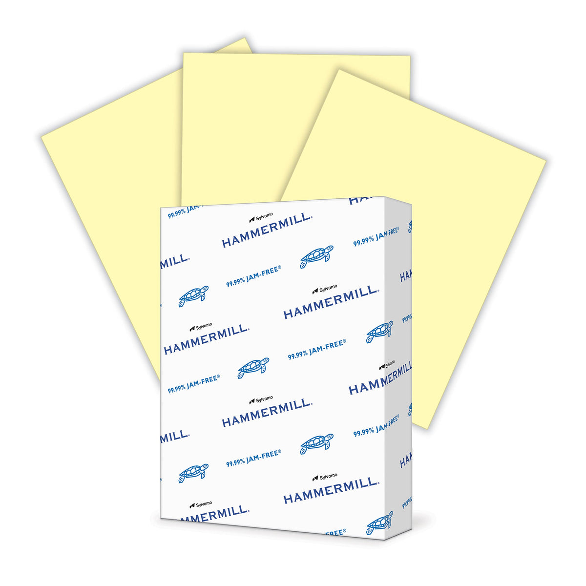 Hammermill Colored Paper, 20 lb Goldenrod Printer Paper, 8.5 x 11-1 Ream (500 Sheets) - Made in the USA, Pastel Paper, 103168R