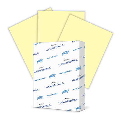Hammermill Colored Paper, 20 lb Goldenrod Printer Paper, 8.5 x 11-1 Ream (500 Sheets) - Made in the USA, Pastel Paper, 103168R