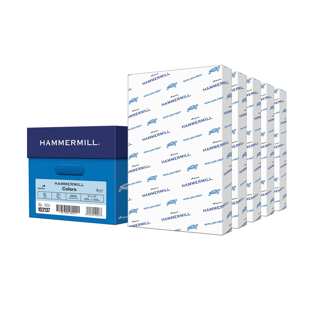 Hammermill Colored Paper, 20 lb Goldenrod Printer Paper, 8.5 x 11-1 Ream (500 Sheets) - Made in the USA, Pastel Paper, 103168R