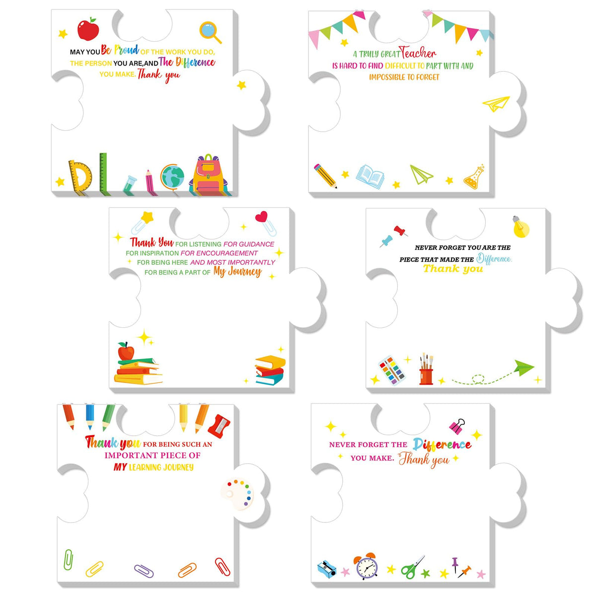 Yinder 24 Pads Cute Cat Sticky Notes Kawaii Animal Sticky Notes Pads Bulk