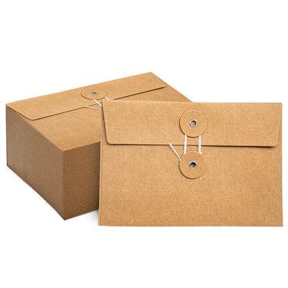 40PCS Kraft Paper Envelopes, Document Organizer