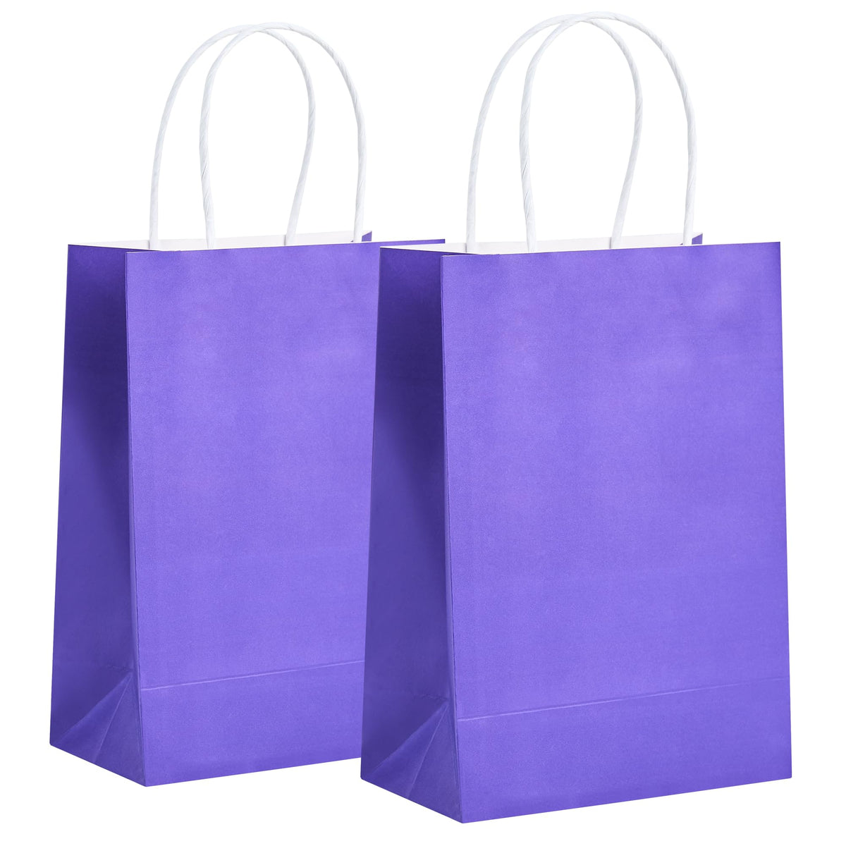 32 Pack Paper Gift Bags with Handles, 5.8"×3.2"×8.25" Party Favor Bags, Gift Bags, Small Gift Bags with Handles, Party Bags, Small Goodie Bags Bulk for Birthday, Crafts, Wedding, Party Supplies (8 Colors)