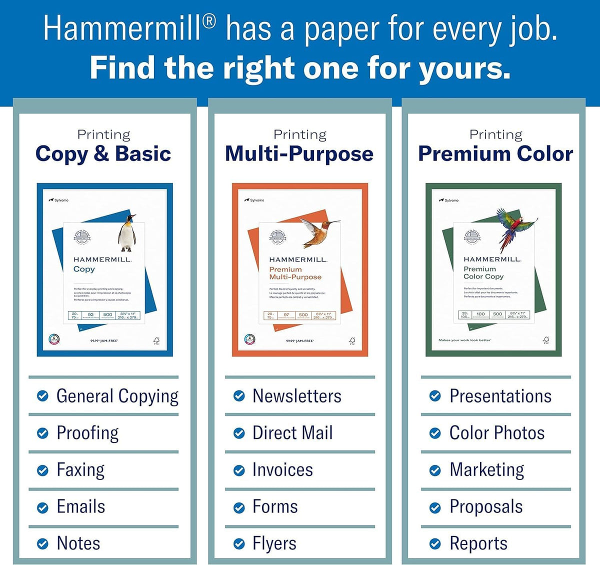 Hammermill Colored Paper, 20 lb Goldenrod Printer Paper, 8.5 x 11-1 Ream (500 Sheets) - Made in the USA, Pastel Paper, 103168R