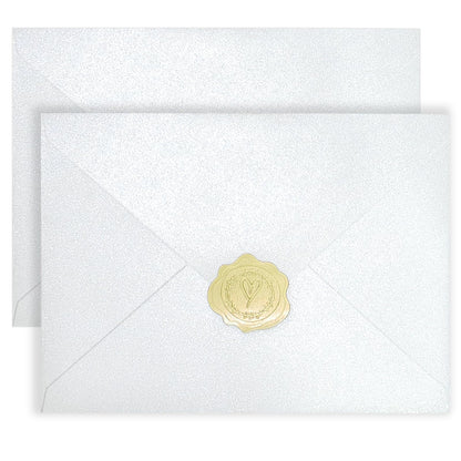 YINUOYOUJIA 50 PCS Pearl Ivory Envelopes A7,5 x 7 Ivory Shimmer Envelopes for Invitation,Perfect for Wedding Invitation Cards,Birthday RSVP Invite,5.25 x 7.25 inches