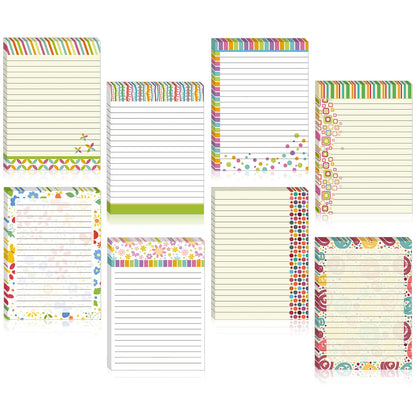 Junkin 8 Pcs Memo Pads for Women, Colorful Funny Note Pads, 4" x 5.6''