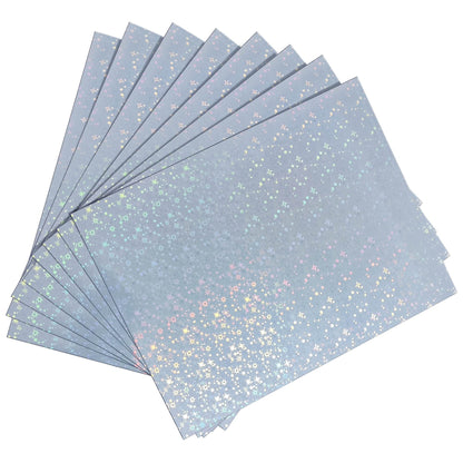 30 Sheets Holographic Sticker Paper for Inkjet & Laser Printer 8.5x11 inch