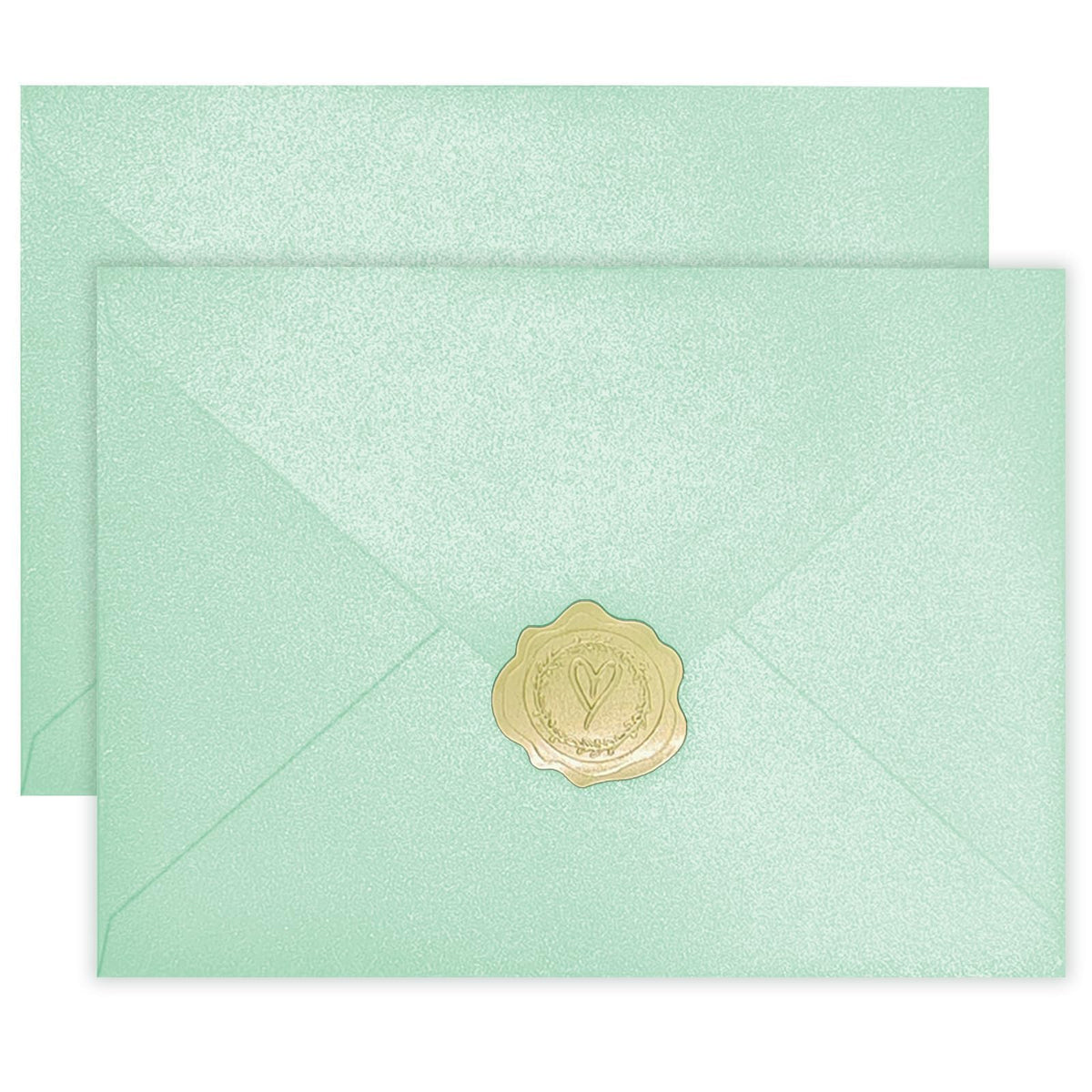 YINUOYOUJIA 50 PCS Pearl Ivory Envelopes A7,5 x 7 Ivory Shimmer Envelopes for Invitation,Perfect for Wedding Invitation Cards,Birthday RSVP Invite,5.25 x 7.25 inches