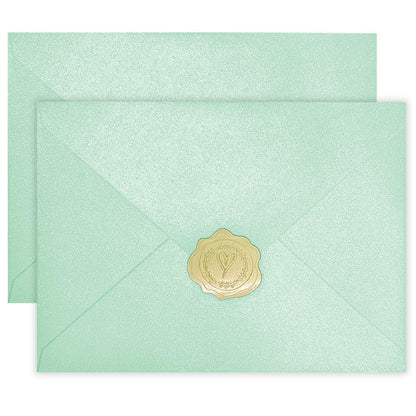 YINUOYOUJIA 50 PCS Pearl Ivory Envelopes A7,5 x 7 Ivory Shimmer Envelopes for Invitation,Perfect for Wedding Invitation Cards,Birthday RSVP Invite,5.25 x 7.25 inches