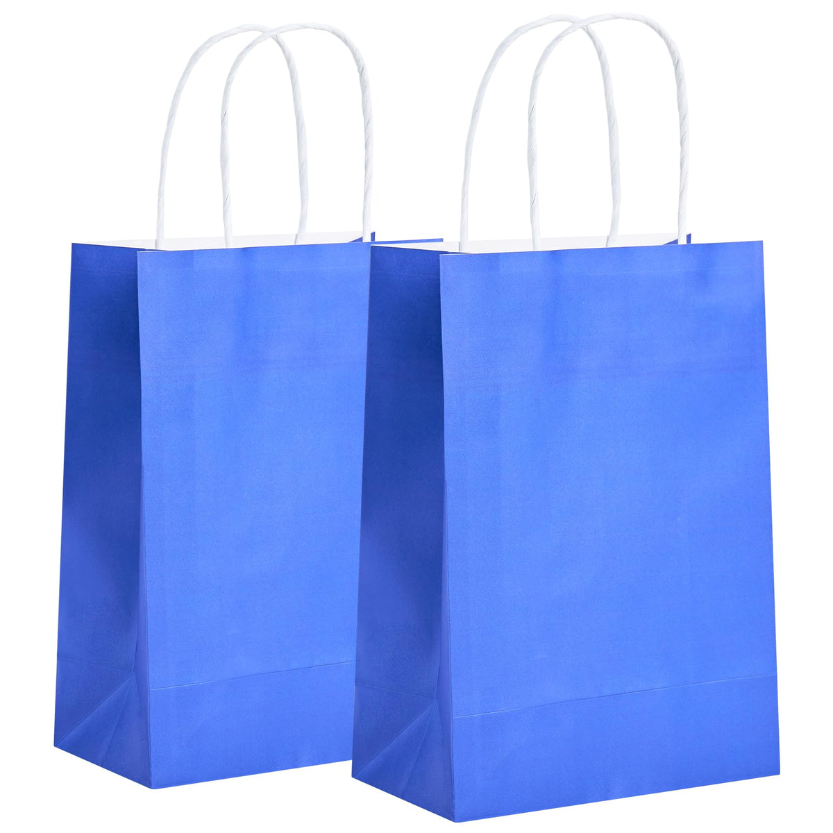 32 Pack Paper Gift Bags with Handles, 5.8"×3.2"×8.25" Party Favor Bags, Gift Bags, Small Gift Bags with Handles, Party Bags, Small Goodie Bags Bulk for Birthday, Crafts, Wedding, Party Supplies (8 Colors)