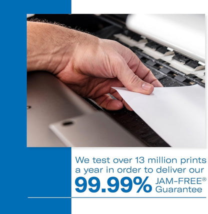 Hammermill Cardstock, Premium Color Copy, 80 lb, 8.5 x 11 - 1 Pack (250 Sheets) - 100 Bright, Made in the USA Card Stock, 120023R, White