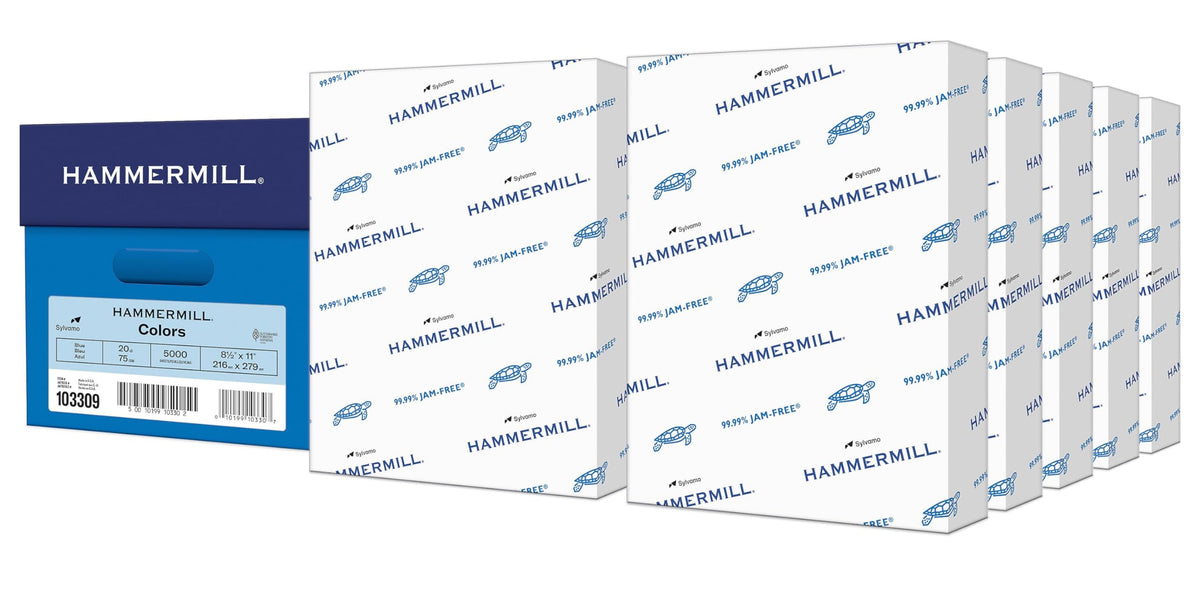 Hammermill Colored Paper, 20 lb Goldenrod Printer Paper, 8.5 x 11-1 Ream (500 Sheets) - Made in the USA, Pastel Paper, 103168R
