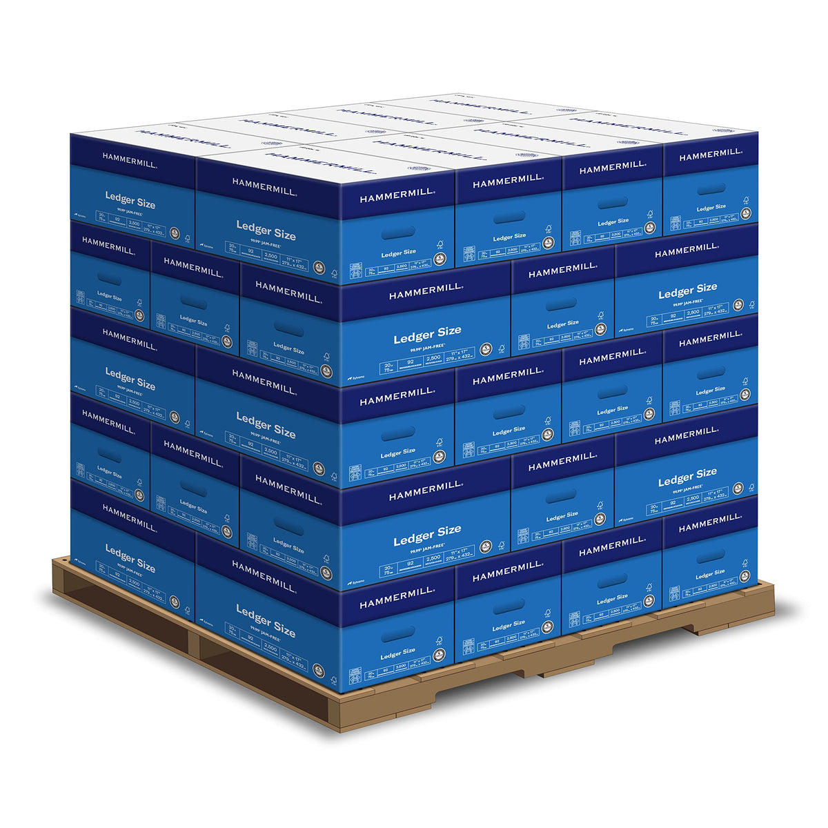 Hammermill Printer Paper, 20 lb Copy, 8.5 x 11-8 Ream (4,000 Sheets) - 92 Bright, Made in the USA