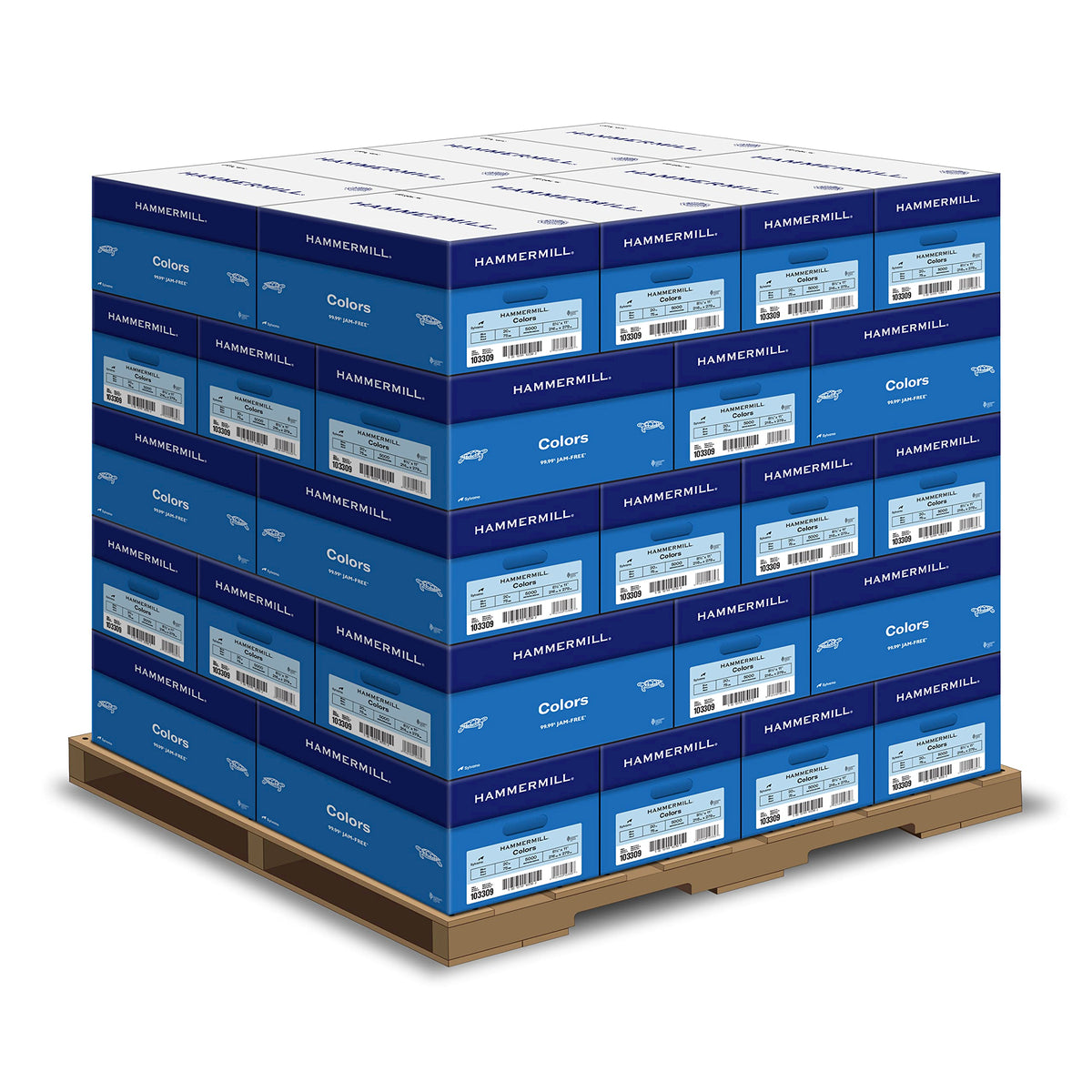Hammermill Colored Paper, 20 lb Goldenrod Printer Paper, 8.5 x 11-1 Ream (500 Sheets) - Made in the USA, Pastel Paper, 103168R