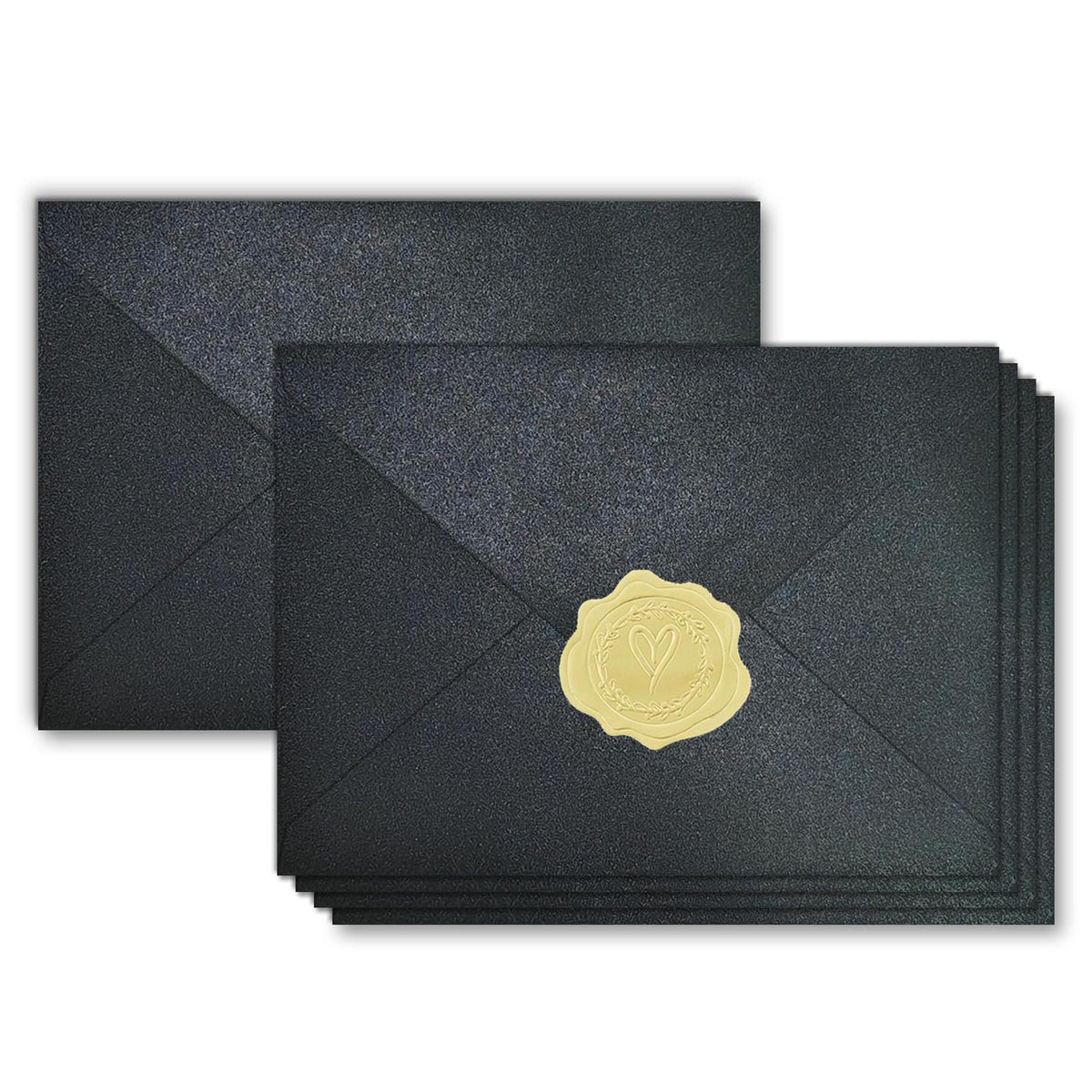 YINUOYOUJIA 50 PCS Pearl Ivory Envelopes A7,5 x 7 Ivory Shimmer Envelopes for Invitation,Perfect for Wedding Invitation Cards,Birthday RSVP Invite,5.25 x 7.25 inches