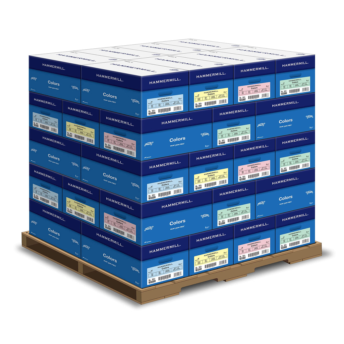 Hammermill Colored Paper, 20 lb Goldenrod Printer Paper, 8.5 x 11-1 Ream (500 Sheets) - Made in the USA, Pastel Paper, 103168R