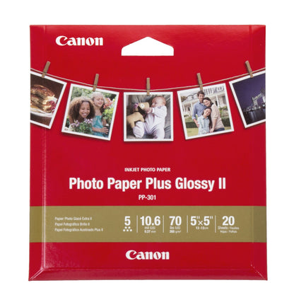 CanonInk 1432C002 Photo Paper Plus Glossy II 5" x 7" 20 Sheets