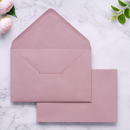 PONATIA A9 Envelopes, 5.75 x 8.75'' Burnt Orange Wedding Mailing Envelopes