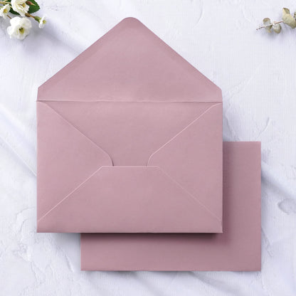 PONATIA 50 Pack A7 Envelopes, 5x7 Olive Green Envelopes