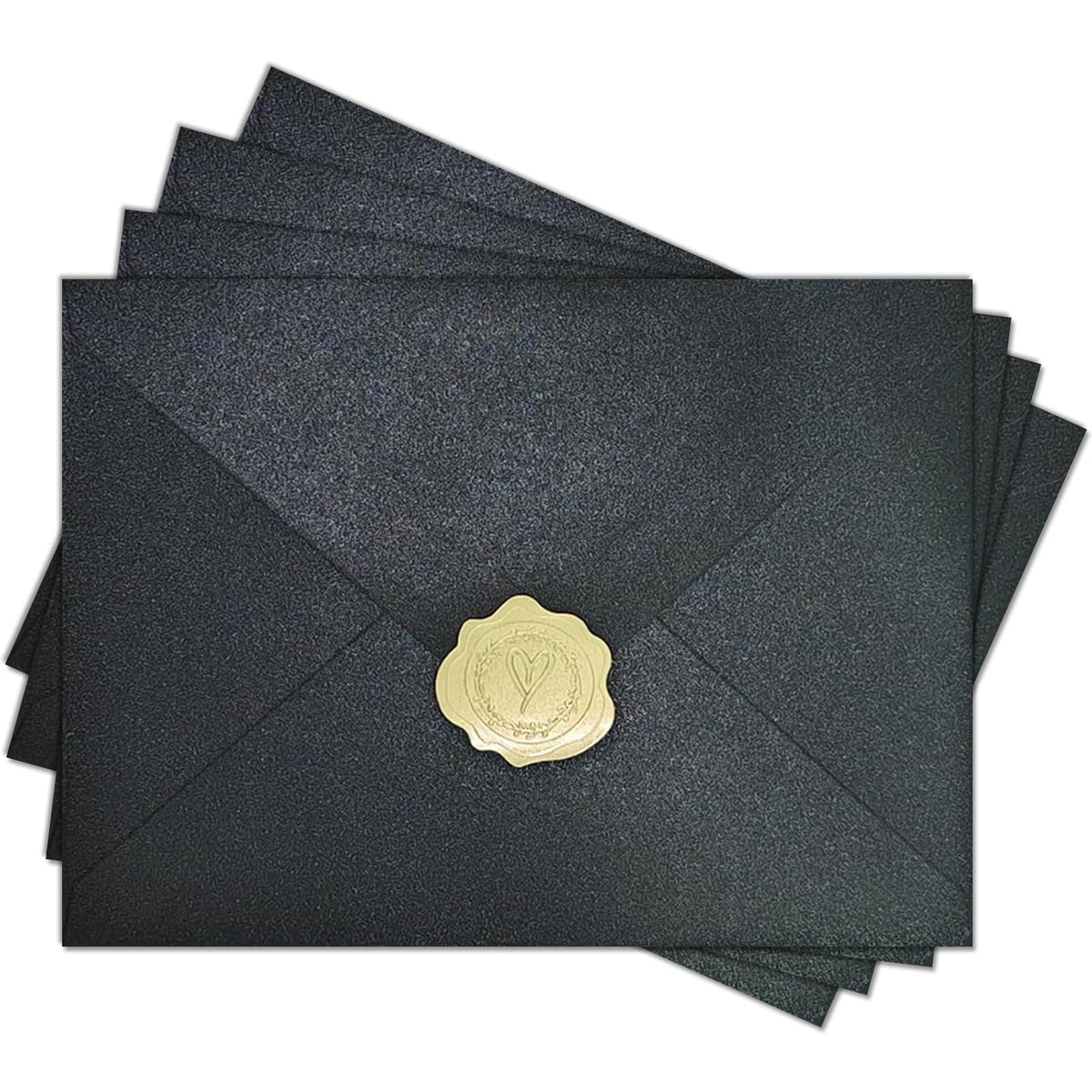 YINUOYOUJIA 50 PCS Pearl Ivory Envelopes A7,5 x 7 Ivory Shimmer Envelopes for Invitation,Perfect for Wedding Invitation Cards,Birthday RSVP Invite,5.25 x 7.25 inches