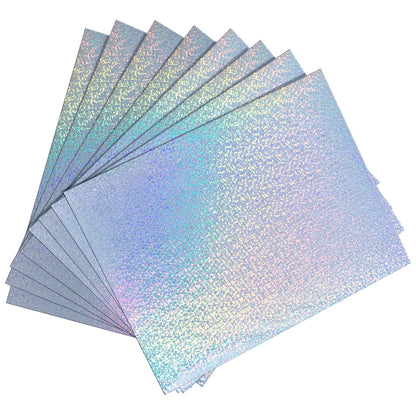 30 Sheets Holographic Sticker Paper for Inkjet & Laser Printer 8.5x11 inch