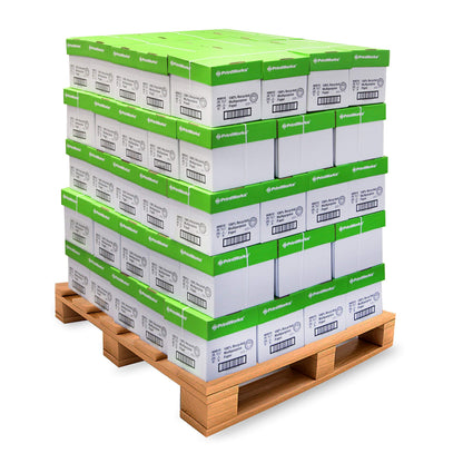 PrintWorks 100% Recycled Printer Paper 8.5" x 11" White - 20 lb Copy & Multipurpose Computer Paper - 1 Pack, 400 Sheets - Made in the USA - 92 Bright - Printer & Copier Compatible (00018)