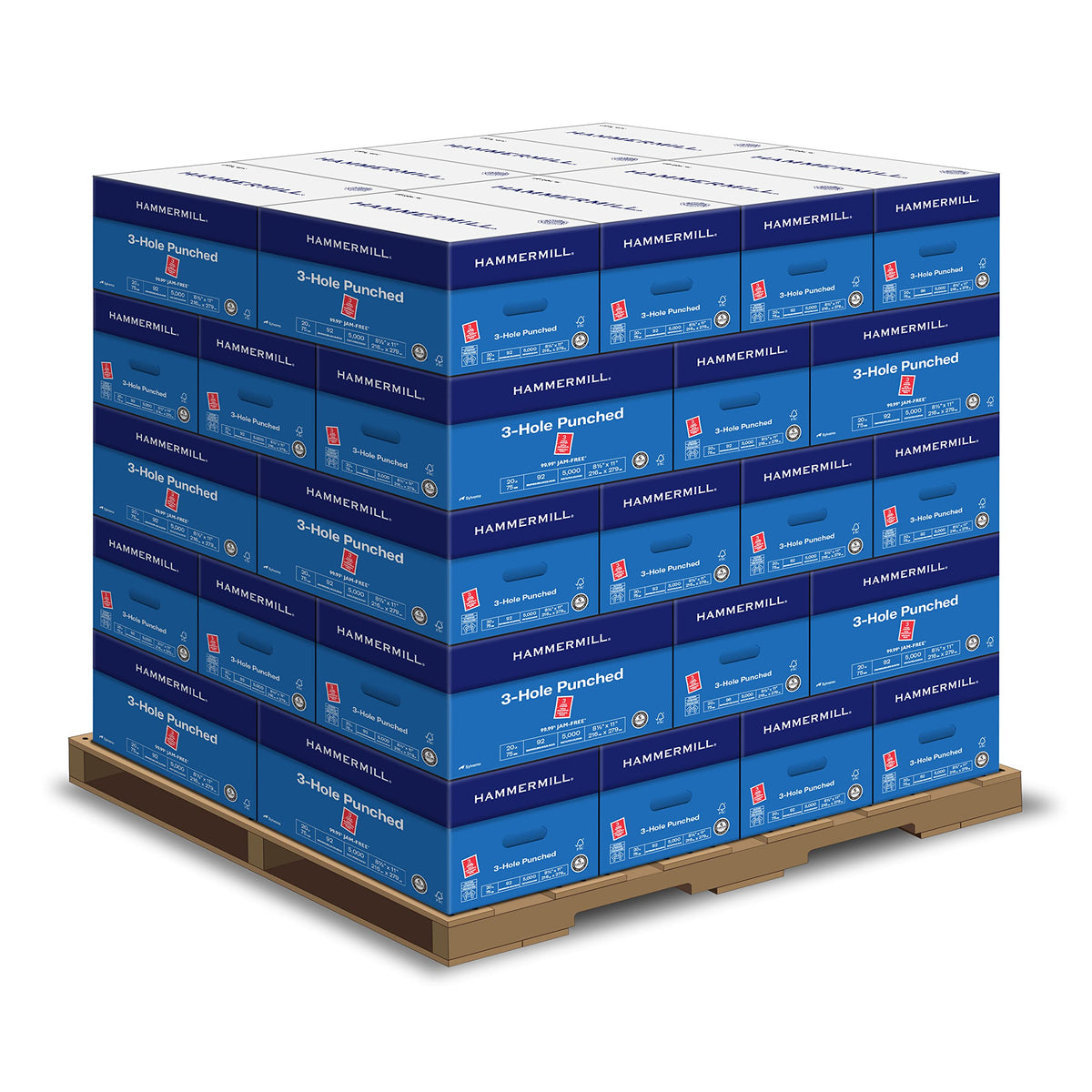 Hammermill Printer Paper, 20 lb Copy, 8.5 x 11-8 Ream (4,000 Sheets) - 92 Bright, Made in the USA